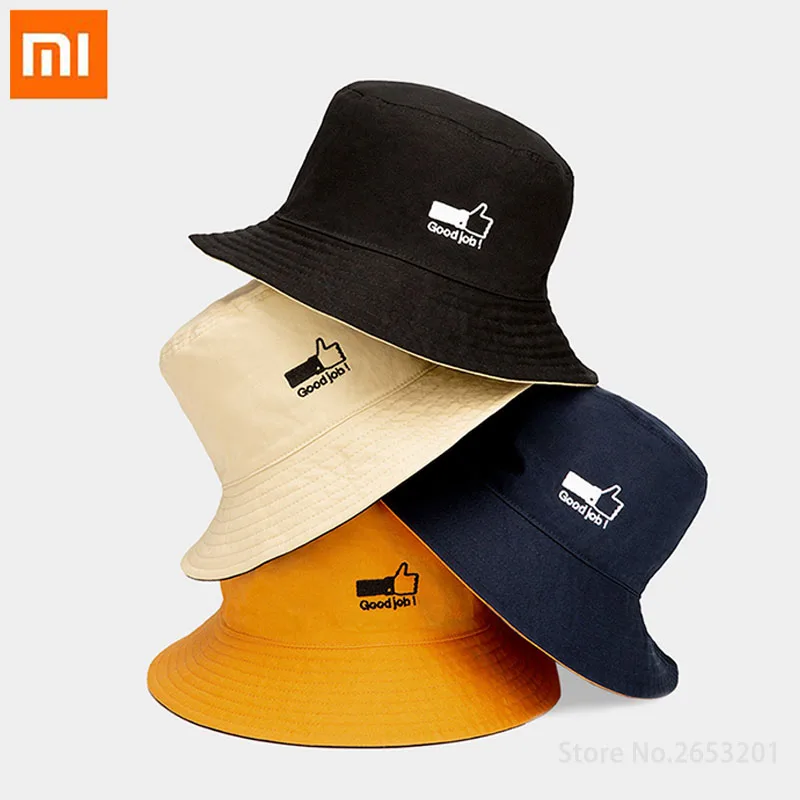Xiaomi Mijia Double-sided 2 Color Simple Fisherman Visor Hat Unisex Foldable Cotton Outdoor Sunscreen Bucket Cap For Man Women
Xiaomi Mijia Double-sided 2 Color Simple Fisherman Visor Hat Unisex Foldable Cotton Outdoor Sunscreen Bucket Cap For Man Women
