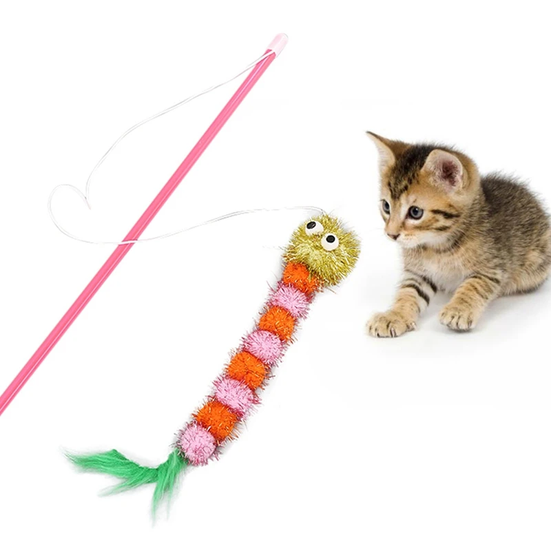 Pet Cat Stick Toys Animal Teaser Training Wand Stick Toy for Cats Kitten Funny Interactive Toy Pet Cat Products
Pet Cat Stick Toys Animal Teaser Training Wand Stick Toy for Cats Kitten Funny Interactive Toy Pet Cat Products