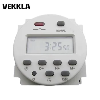 AC DC 12V 110V 220V LCD Digital Time Switch 16A Programmable Weekly Timer Control Power Time Relay Switch CN101A Timer
AC DC 12V 110V 220V LCD Digital Time Switch 16A Programmable Weekly Timer Control Power Time Relay Switch CN101A Timer