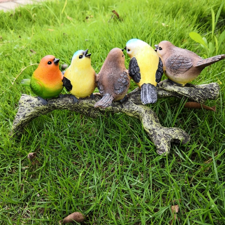 Home Garden Decoration Resin Colorful Bird Sculpture Crafts Outdoor Courtyard Simulation Animal Figurines Ornaments Villa Statue
Home Garden Decoration Resin Colorful Bird Sculpture Crafts Outdoor Courtyard Simulation Animal Figurines Ornaments Villa Statue