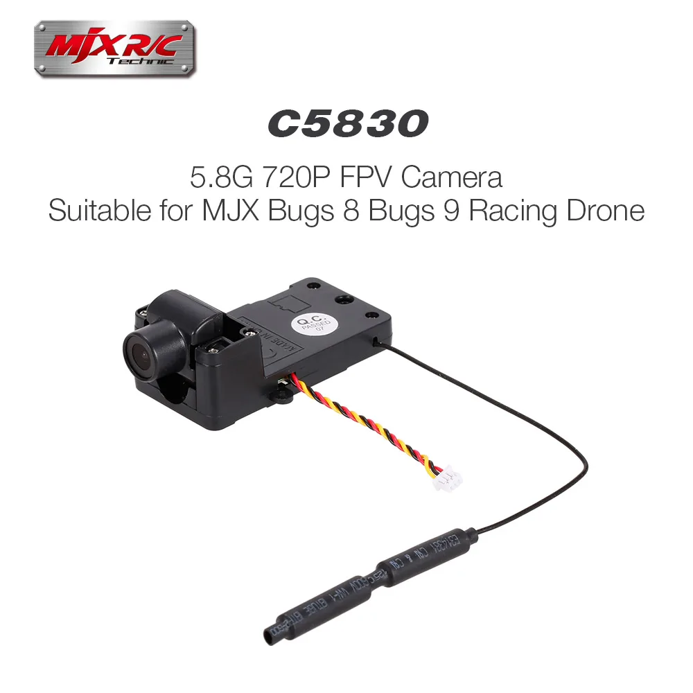 MJX Original RC Camera C5830 5.8G 720P FPV Camera for MJX Bugs 6 B6 Bugs 8 Bugs 9 Racing Drone RC Quadcopter Dron RC Part
MJX Original RC Camera C5830 5.8G 720P FPV Camera for MJX Bugs 6 B6 Bugs 8 Bugs 9 Racing Drone RC Quadcopter Dron RC Part