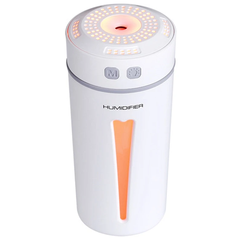 Air Humidifier Essential Oil Diffuser With Led Night Light Usb Happy Cup Humidifiers Aroma For Home | Бытовая техника