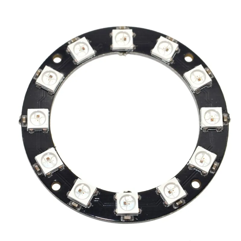 RGB LED Ring 12 Bits LEDs WS2812 5050 RGB LED Ring Lamp Light with Integrated Drivers
RGB LED Ring 12 Bits LEDs WS2812 5050 RGB LED Ring Lamp Light with Integrated Drivers