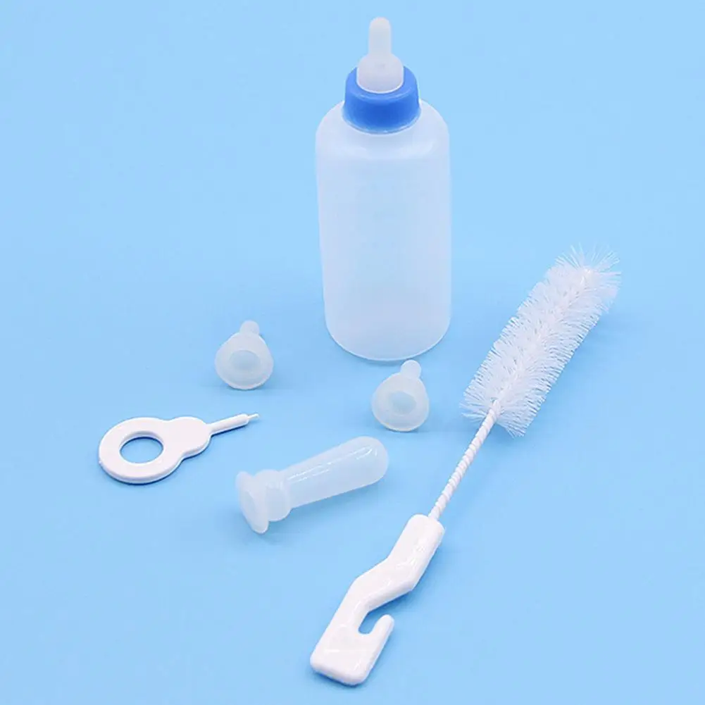 Wholesale Latest Pet Cat Supplies Baby Pet Feeding Bottle Set Mini Nursing Bottle With Four Nipples Cleaning Kit
Wholesale Latest Pet Cat Supplies Baby Pet Feeding Bottle Set Mini Nursing Bottle With Four Nipples Cleaning Kit