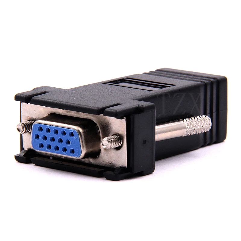 Высококачественный разъем VGA к RJ45, 1 шт., новый удлинитель VGA мама к Lan Cat5 Cat5e RJ45 Ethernet, Женский адаптер
Высококачественный разъем VGA к RJ45, 1 шт., новый удлинитель VGA мама к Lan Cat5 Cat5e RJ45 Ethernet, Женский адаптер