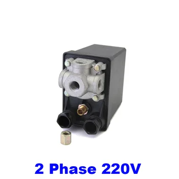 High Quality 90-120psi 6-8bar 240V 16A Heavy Duty Air Compressor Pressure Switch Control Valve 4 Port 2 Phase
High Quality 90-120psi 6-8bar 240V 16A Heavy Duty Air Compressor Pressure Switch Control Valve 4 Port 2 Phase