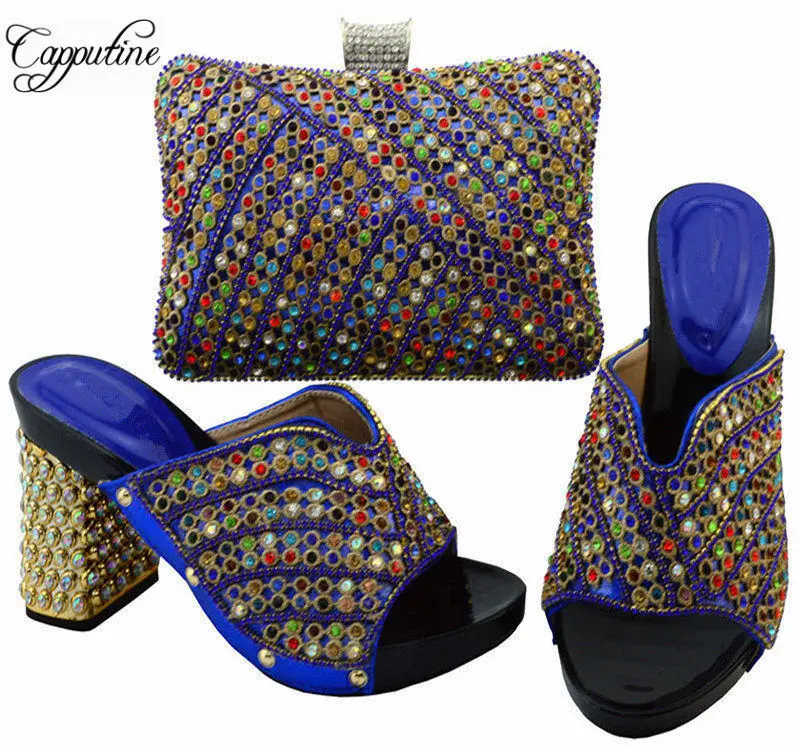 Capputine Italian Style High Heels ShoesAnd Matching Bags Set High Quality Pumps Woman Shoes And Bags Set For Party YM005
Capputine Italian Style High Heels ShoesAnd Matching Bags Set High Quality Pumps Woman Shoes And Bags Set For Party YM005