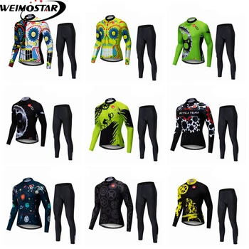 Weimostar Mens Cycling Jersey Long Sleeve+Tight Pants Set Outdoor Sport Breathable Quick Dry MTB Bike Bicycle Clothing
Weimostar Mens Cycling Jersey Long Sleeve+Tight Pants Set Outdoor Sport Breathable Quick Dry MTB Bike Bicycle Clothing