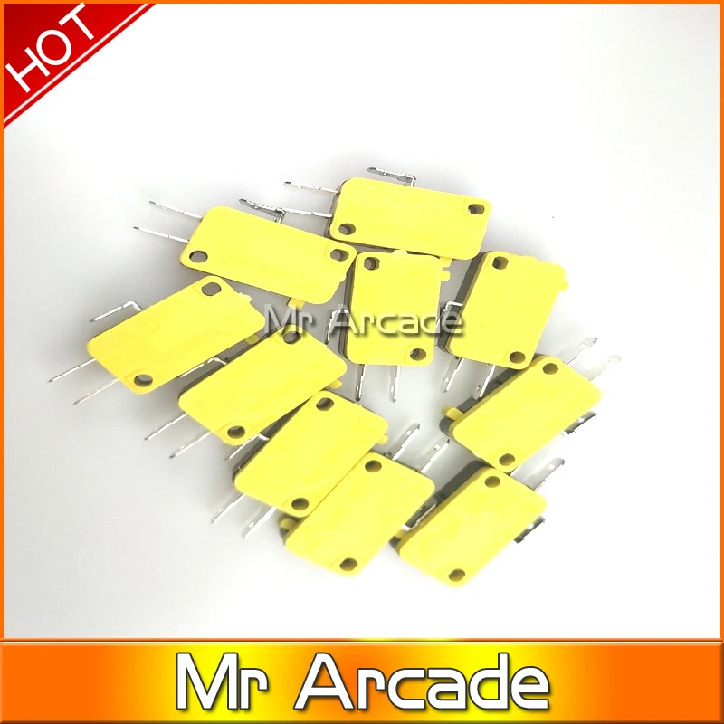 10 pcs arcade microswitch for happ stype buttons for chrome plated button for led button
10 pcs arcade microswitch for happ stype buttons for chrome plated button for led button