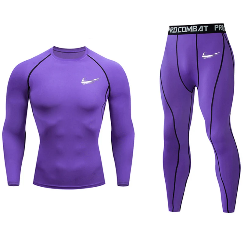 Men Compression Clothing Thermal Underwear Set Men's Winter Sports Suits Base Layer Long Sleeves t-shirt tights Rashguard Male 
Men Compression Clothing Thermal Underwear Set Men's Winter Sports Suits Base Layer Long Sleeves t-shirt tights Rashguard Male