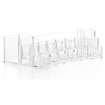 Transparent Plastic Lipstick Display Stand Holder Cosmetics Storage Box Cosmetics Sample Rack KG66
Transparent Plastic Lipstick Display Stand Holder Cosmetics Storage Box Cosmetics Sample Rack KG66