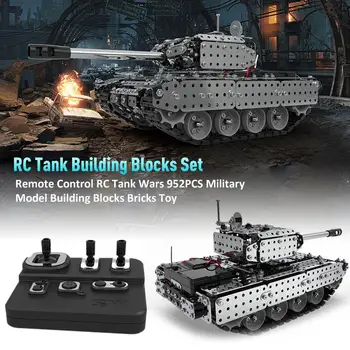 952PCS Remote Control RC Tank Wars Military Model Building Blocks Bricks Toy Remote Control Tank RC Toy For Kids Gift
952PCS Remote Control RC Tank Wars Military Model Building Blocks Bricks Toy Remote Control Tank RC Toy For Kids Gift