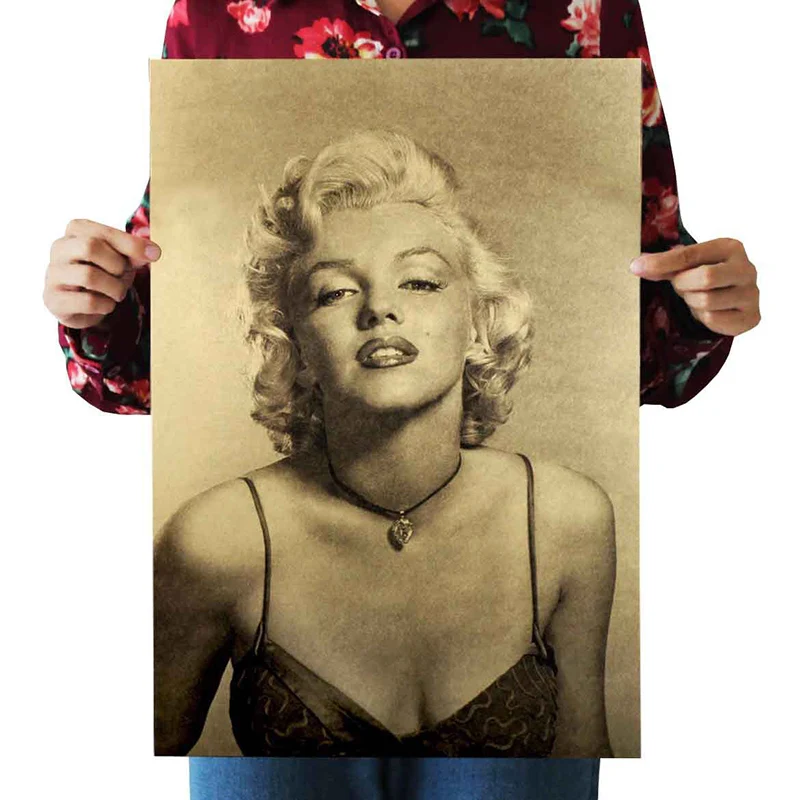 Hot Marilyn Monroe Kraft Paper Poster Art Design Fashion B Style Movie Stickers Muraux Pegatinas Adesivo De Parede Christmas 
Hot Marilyn Monroe Kraft Paper Poster Art Design Fashion B Style Movie Stickers Muraux Pegatinas Adesivo De Parede Christmas