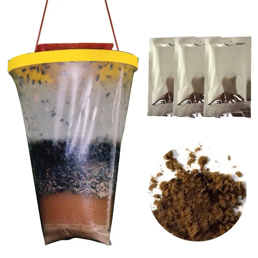 100 G Flycatcher Practical Convenient Odorless Bait Insecticide Effective Prevention Of Pests Mosquito Fly Attracting Bag
100 G Flycatcher Practical Convenient Odorless Bait Insecticide Effective Prevention Of Pests Mosquito Fly Attracting Bag