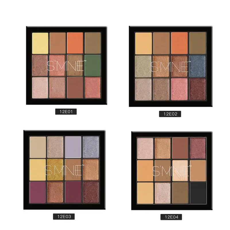 12 Colors Professional Shimmer Matte Eyeshadow Palette Waterproof Long Lasting Women Eye Makeup Smoky Eye Palettes Cosmetic
12 Colors Professional Shimmer Matte Eyeshadow Palette Waterproof Long Lasting Women Eye Makeup Smoky Eye Palettes Cosmetic