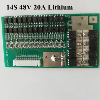 14S 48V 20A BMS for Lithium Battery Pack 48v Lithium Battery Polymer Modules BMS 20A for Electric Bike Robot Motor
14S 48V 20A BMS for Lithium Battery Pack 48v Lithium Battery Polymer Modules BMS 20A for Electric Bike Robot Motor