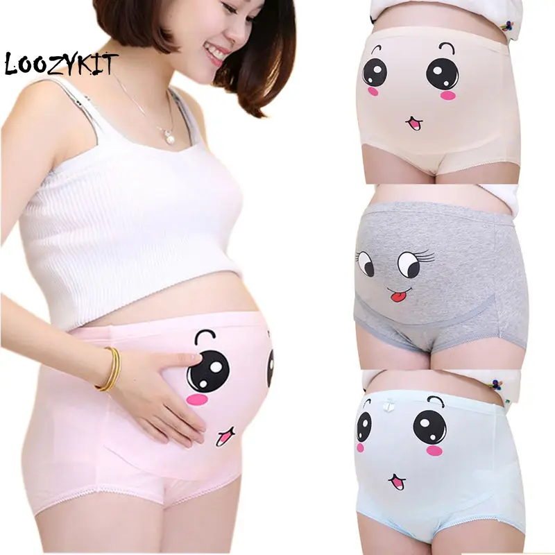 Loozykit High Waist Belly Support Pregnant Women Underwear Cartoon Face Pattern Panties Breathable Cotton Adjustable Underwear
Loozykit High Waist Belly Support Pregnant Women Underwear Cartoon Face Pattern Panties Breathable Cotton Adjustable Underwear