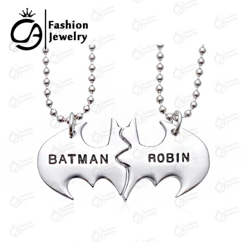 Trend BATMAN ROBIN Best Friends Friendship Pendant Necklace Gift for him 20Set/lot #LN1068
Trend BATMAN ROBIN Best Friends Friendship Pendant Necklace Gift for him 20Set/lot #LN1068