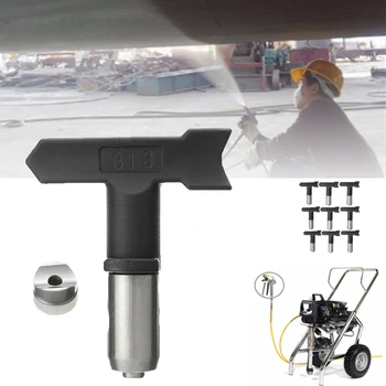 Black Airless Spray Guns Tips Paint Sprayer Nozzle Painting Supplies for Home Graden Power Tools
Black Airless Spray Guns Tips Paint Sprayer Nozzle Painting Supplies for Home Graden Power Tools