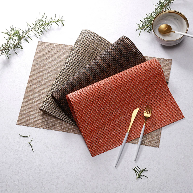 Hot Selling Fashion New Diagonal Frame Shape Table Mats Exquisite Environmental Non-slip Placemat Practical Tableware Pads
Hot Selling Fashion New Diagonal Frame Shape Table Mats Exquisite Environmental Non-slip Placemat Practical Tableware Pads