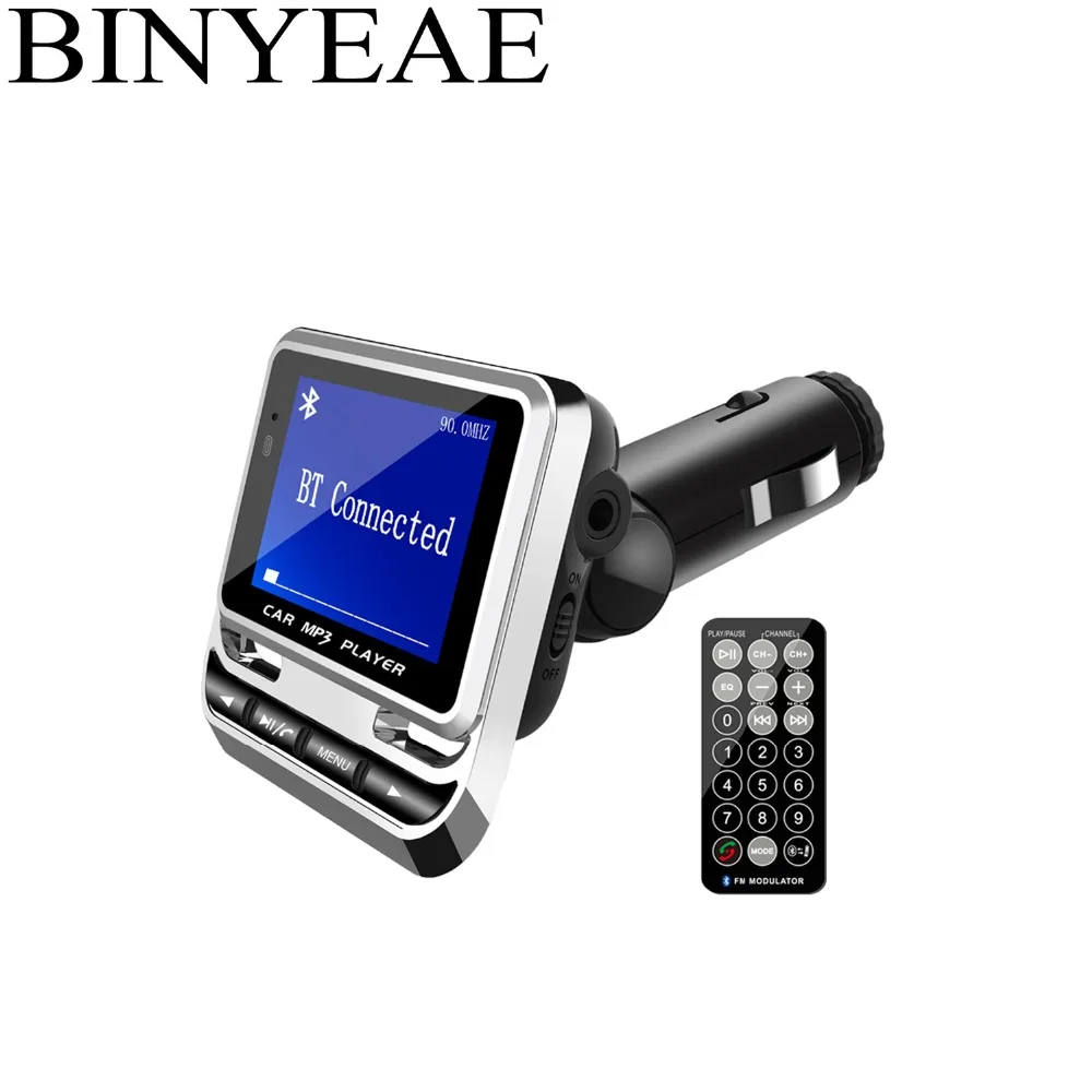Bluetooth 4.1 FM Transmitter Wireless Radio Adapter Handsfree Car Kit with IR 21-key remote control 1.4" large screen
Bluetooth 4.1 FM Transmitter Wireless Radio Adapter Handsfree Car Kit with IR 21-key remote control 1.4" large screen