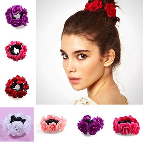 Women's Fashion Luxury Floral Flower Bun Hairband Garland Bridal Scrunchie Band
Women's Fashion Luxury Floral Flower Bun Hairband Garland Bridal Scrunchie Band
