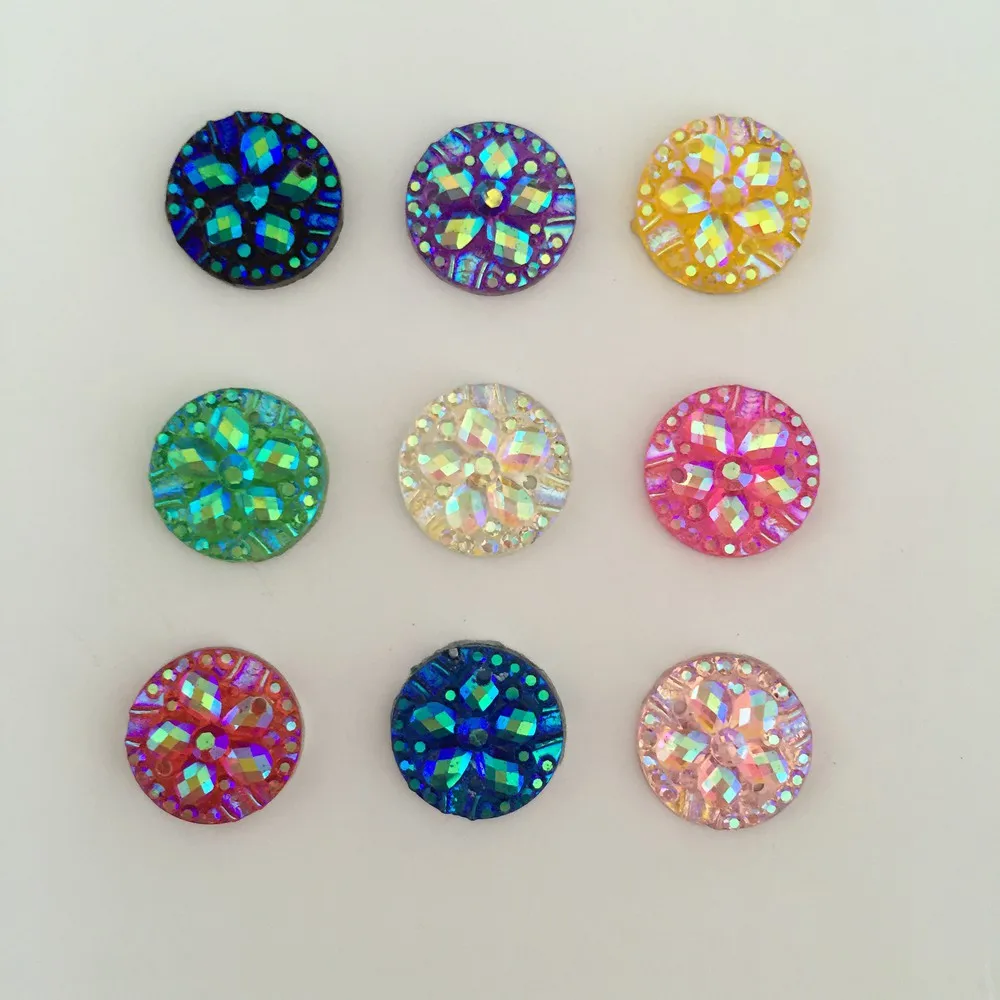 300pcs 12mm round AB Resin Flower Flatback Wedding decoration 2 Hole Buttons D46A*10
300pcs 12mm round AB Resin Flower Flatback Wedding decoration 2 Hole Buttons D46A*10