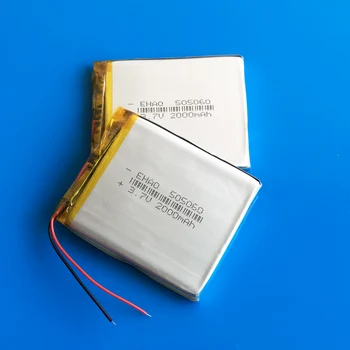 5xpcs 505060 lipo lithium polymer Rechargeable battery 3.7v 2000mAh Batteries cells For MP4 MP5 PSP 5*50*60mm video game speaker
5xpcs 505060 lipo lithium polymer Rechargeable battery 3.7v 2000mAh Batteries cells For MP4 MP5 PSP 5*50*60mm video game speaker