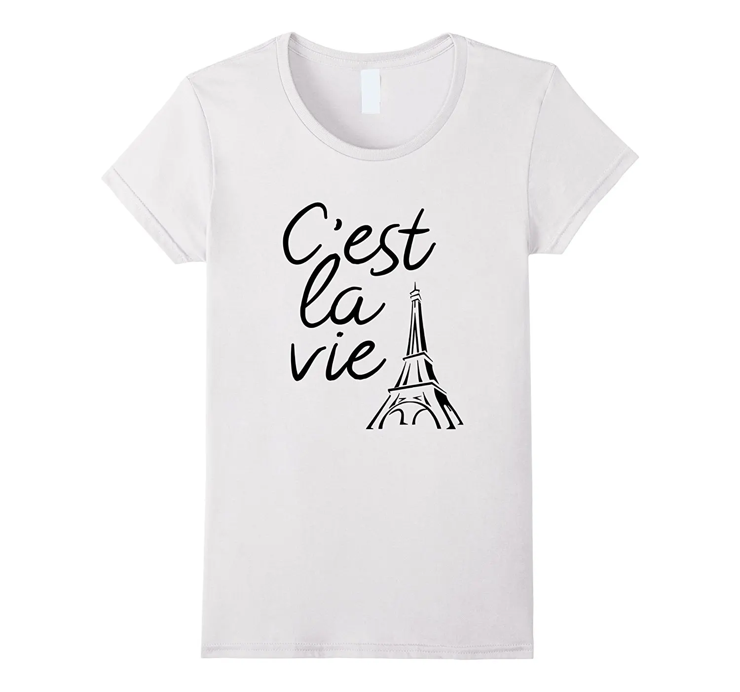 C'est La Vie French Phrase & Eiffel Tower T-Shirt Good Quality Comfortable Softer Tops Girls T Shirts Brand Casual Cotton
C'est La Vie French Phrase & Eiffel Tower T-Shirt Good Quality Comfortable Softer Tops Girls T Shirts Brand Casual Cotton