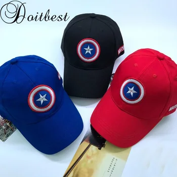 Doitbest 3-8 Y Captain America Children Hip Hop Solid Baseball Cap Summer kids Sun Hat Boys Girls snapback Caps 
Doitbest 3-8 Y Captain America Children Hip Hop Solid Baseball Cap Summer kids Sun Hat Boys Girls snapback Caps