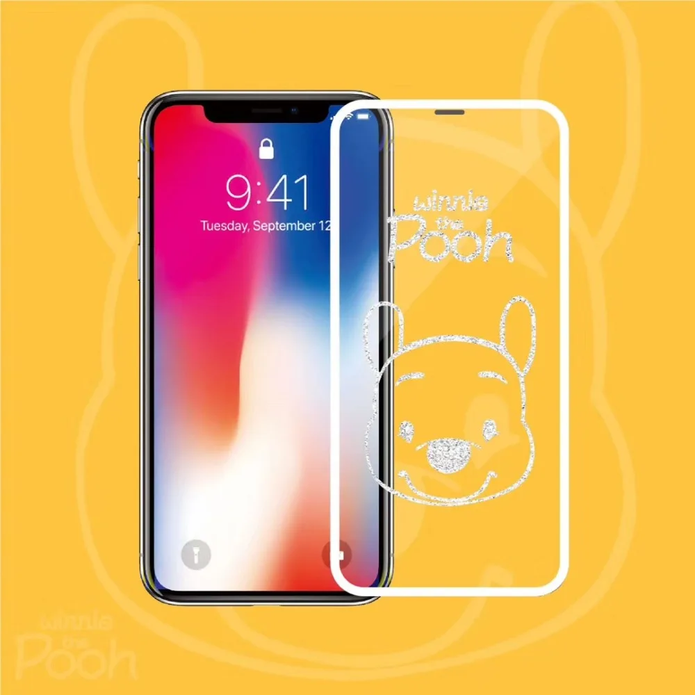 Cute Cartoon Winnie Pooh phone Tempered for iPhone6 6S 78PLUS X XR 8 XS MAX Glass 7plus Full Screen Protector 6plus protection
Cute Cartoon Winnie Pooh phone Tempered for iPhone6 6S 78PLUS X XR 8 XS MAX Glass 7plus Full Screen Protector 6plus protection