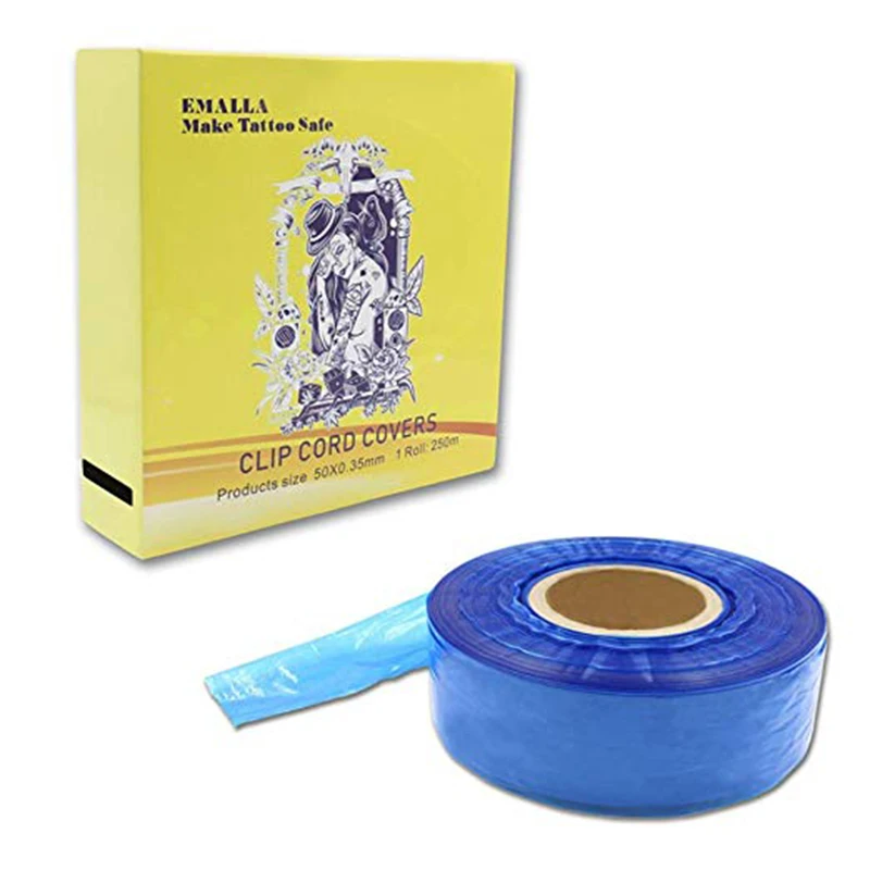 250M Tattoo Clip Cord Covers Roll Disposable Tattoo Clip Cord Sleeves Bags Covers for Tattoo Accessories Tattoo Machine Supplies
250M Tattoo Clip Cord Covers Roll Disposable Tattoo Clip Cord Sleeves Bags Covers for Tattoo Accessories Tattoo Machine Supplies