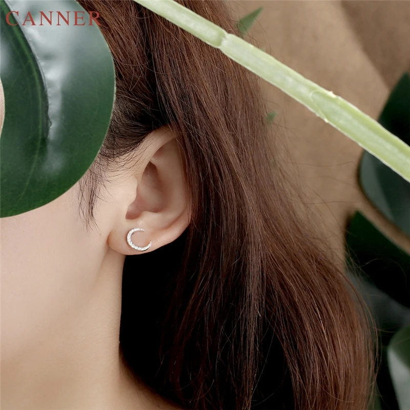 Cubic Zirconia Crescent Moon Earrings for Women 925 Sterling Silver Star Stud Earrings 2019 Tiny Earings Wedding Jewelry C4
Cubic Zirconia Crescent Moon Earrings for Women 925 Sterling Silver Star Stud Earrings 2019 Tiny Earings Wedding Jewelry C4
