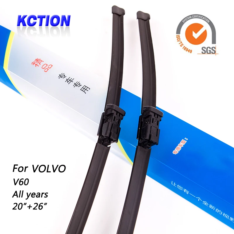 Car Windshield Wiper Blade For Volvo V60, 20"+26", Natural rubber, Bracketless, Car Accessories
Car Windshield Wiper Blade For Volvo V60, 20"+26", Natural rubber, Bracketless, Car Accessories