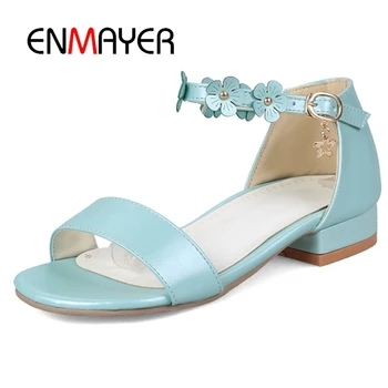 ENMAYER Plus Size 32-48 Sexy Women Flats Sandals Flower Ankle Strap Flats Sandals Summer Vacation Shoes Women Footwear CR194
ENMAYER Plus Size 32-48 Sexy Women Flats Sandals Flower Ankle Strap Flats Sandals Summer Vacation Shoes Women Footwear CR194