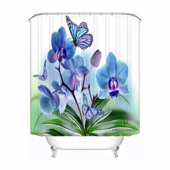 Custom Art Cvety Orhide Ya Babochki Shower Bath Curtain Mildewproof Waterproof Polyester Various Sizes#0421-21-18
Custom Art Cvety Orhide Ya Babochki Shower Bath Curtain Mildewproof Waterproof Polyester Various Sizes#0421-21-18
