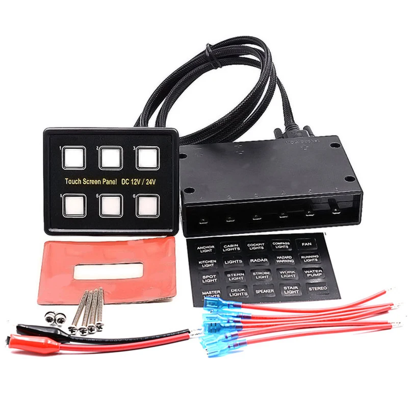 Touch the Combination Panel 6 Gang Boat Rocker Switch Panel Car Switch Panel LED Switch 120W-260W Marine Switch Panel
Touch the Combination Panel 6 Gang Boat Rocker Switch Panel Car Switch Panel LED Switch 120W-260W Marine Switch Panel