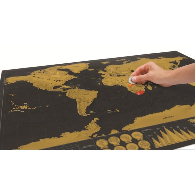 Erase World Map Scratch Map Deluxe Erase Black Scratch Map Training Ability Intelligence Learing Educational Toy for Kids Map
Erase World Map Scratch Map Deluxe Erase Black Scratch Map Training Ability Intelligence Learing Educational Toy for Kids Map