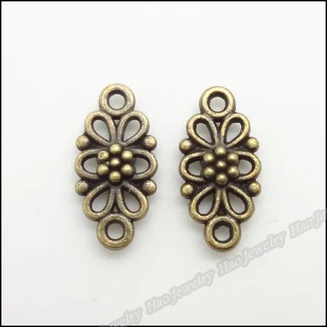 250pcs Vintage Charms Flower Pendant Antique bronze Zinc Alloy Fit Bracelet Necklace DIY Metal Jewelry Findings
250pcs Vintage Charms Flower Pendant Antique bronze Zinc Alloy Fit Bracelet Necklace DIY Metal Jewelry Findings