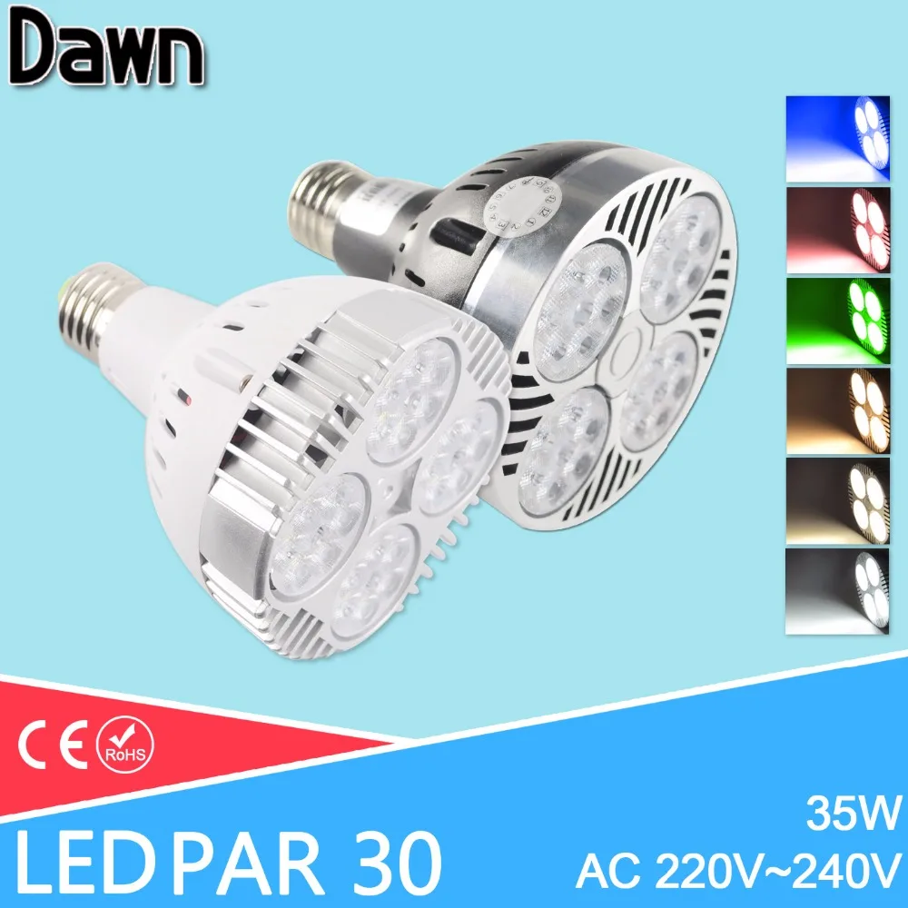 Led E27 35W led par30 spotlight Lamp bulb AC220 240V Led Lighting Cool whiteWarm white Nature white Red Green Blue Home lighting
Led E27 35W led par30 spotlight Lamp bulb AC220 240V Led Lighting Cool whiteWarm white Nature white Red Green Blue Home lighting