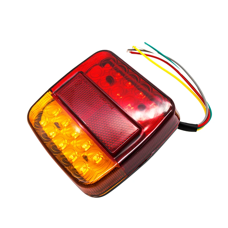 12V 26 LED Car Truck Tail Light Warning Lights Rear Lamps Waterproof Tailights Rear Stop Tail Indicator Lights for Trailer Truck (7)