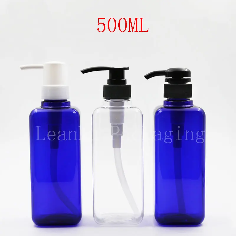 500ML Blue/Transparent Plastic Bottle, 500CC Shampoo/Shower Gel/Lotion Packaging Bottle, Empty Cosmetic Container (12 PC/Lot)
500ML Blue/Transparent Plastic Bottle, 500CC Shampoo/Shower Gel/Lotion Packaging Bottle, Empty Cosmetic Container (12 PC/Lot)