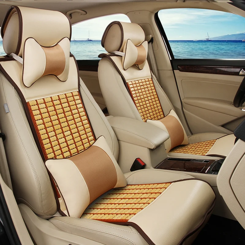 New automotive spring, summer, autumn general turnkey cooling mat leather car seat cover of bamboo special cushion sets 
New automotive spring, summer, autumn general turnkey cooling mat leather car seat cover of bamboo special cushion sets