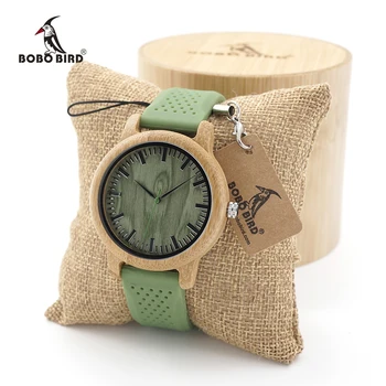 BOBO BIRD Mens Casual Bamboo Wooden Watches With Silicone Straps Japan Quartz Movement sport Watch in Wood Box
BOBO BIRD Mens Casual Bamboo Wooden Watches With Silicone Straps Japan Quartz Movement sport Watch in Wood Box
