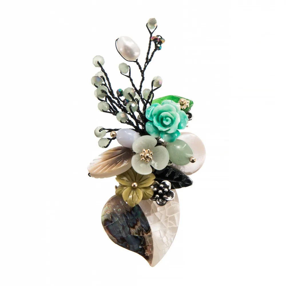 High Quality China Style Quartz Natural Shell Pearl Flower Vase Brooch Broach Pin Pendant for Women Jewelry YP180706
High Quality China Style Quartz Natural Shell Pearl Flower Vase Brooch Broach Pin Pendant for Women Jewelry YP180706