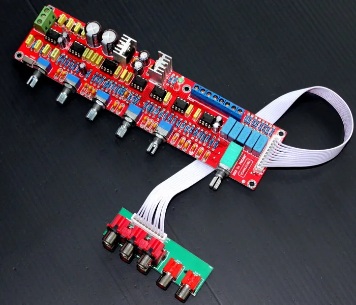NE5532 preamplifier tone bord HIFI 5.1 tone plate volume control panel Preamp mixer board pre-amplifier board
NE5532 preamplifier tone bord HIFI 5.1 tone plate volume control panel Preamp mixer board pre-amplifier board