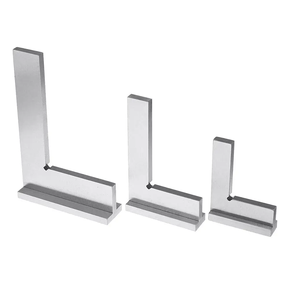 Square 90 Degree Right Angle Engineer Set with Seat Precision Ground Steel Hardened Angle Ruler
Square 90 Degree Right Angle Engineer Set with Seat Precision Ground Steel Hardened Angle Ruler