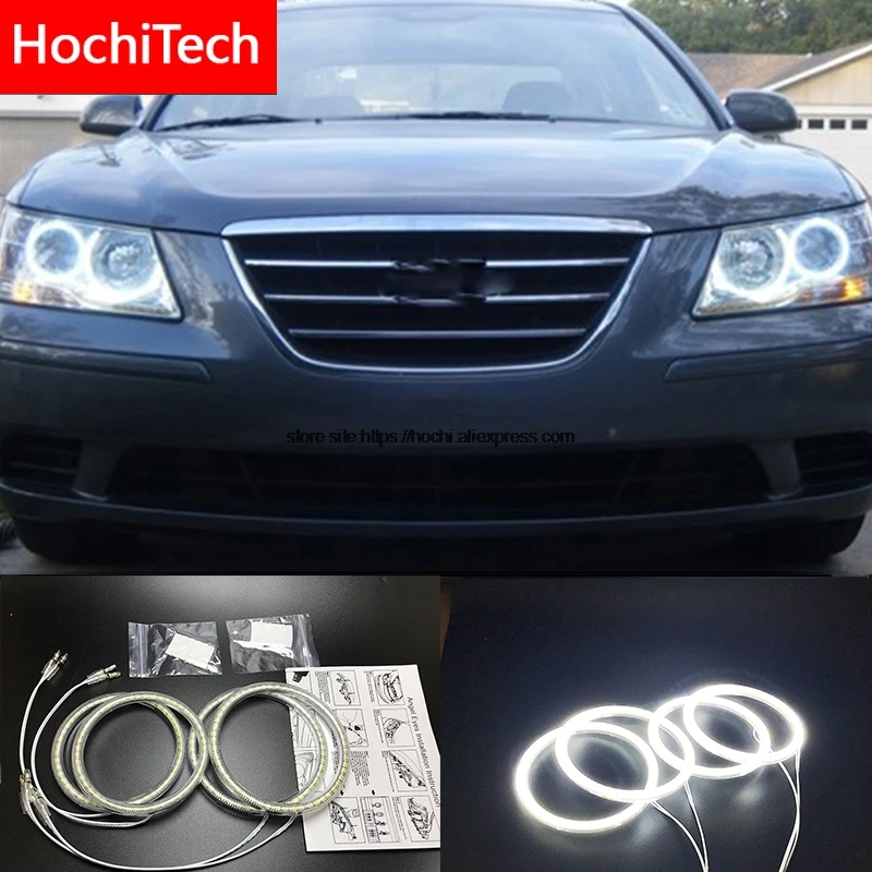 HochiTech для Hyundai Sonata NF Ультраяркий Белый светодиодный комплект с ангельскими