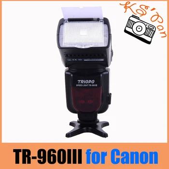 Triopo TR-960 III Built-in 2.4G Wireless Flash Speedlite master / slave mode TR-960III For Canon
Triopo TR-960 III Built-in 2.4G Wireless Flash Speedlite master / slave mode TR-960III For Canon
