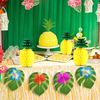 66Pcs Tropical Luau Party Decoration Tissue Paper Pineapples Tropical Leaves Hibiscus Flowers for Hawaiian Aloha Party Supplies
66Pcs Tropical Luau Party Decoration Tissue Paper Pineapples Tropical Leaves Hibiscus Flowers for Hawaiian Aloha Party Supplies